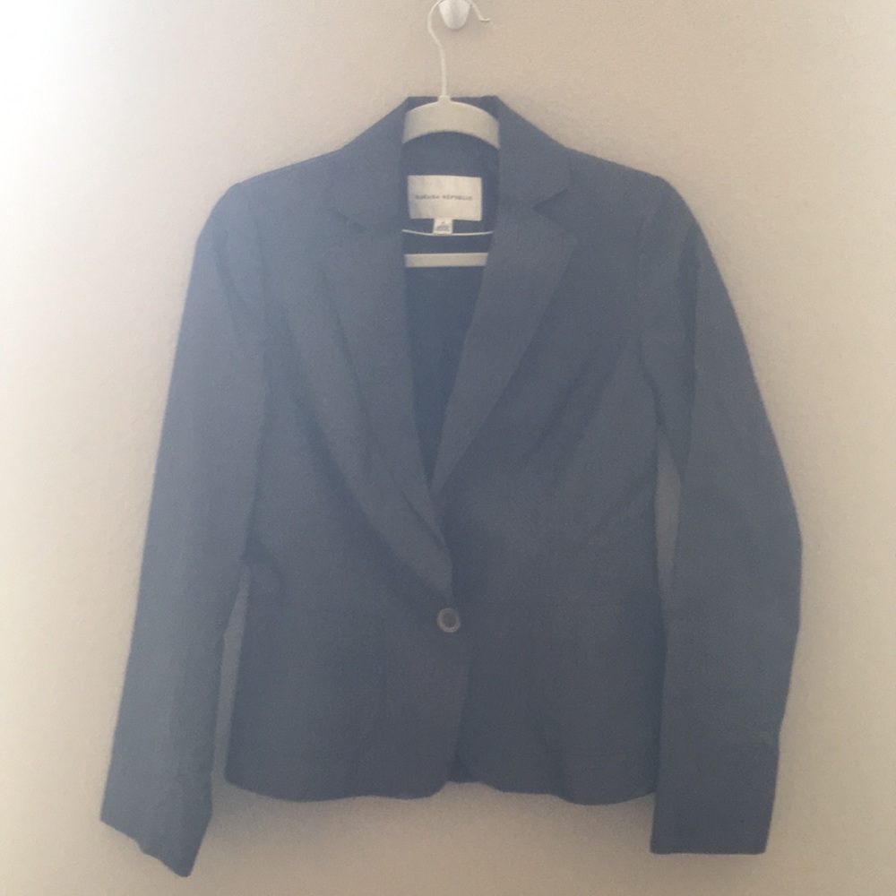 Banana republic grey blazer